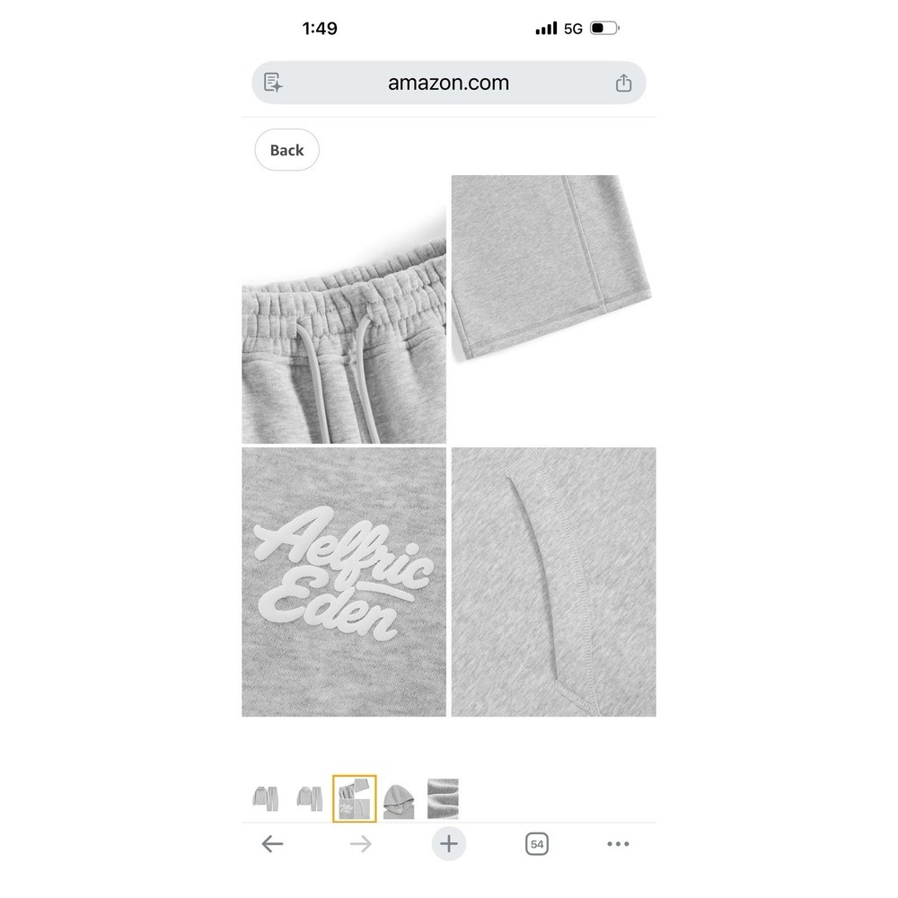 Aelfric Eden Wide Leg Sweatpants Casual Athletic Lounge Size XS New